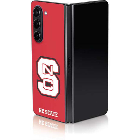 North Carolina State University Logo Red Galaxy Z Fold5 5G Skin